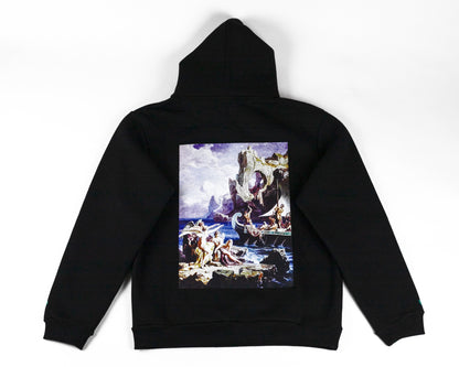 Embroided Hoodie - Black