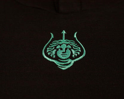 Embroided Hoodie - Black